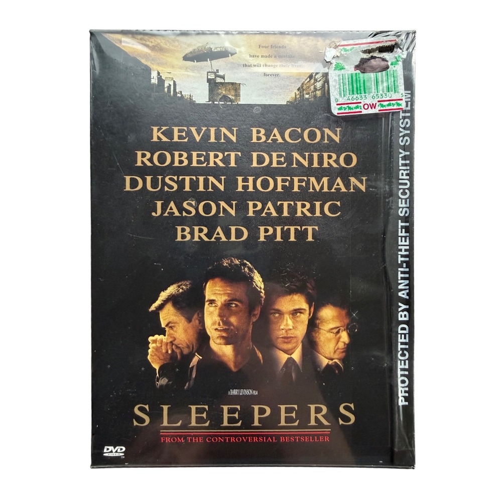 Sleepers DVD 1996 Brad Pitt Robert De Niro Kevin Bacon Crime Drama Movie Sealed